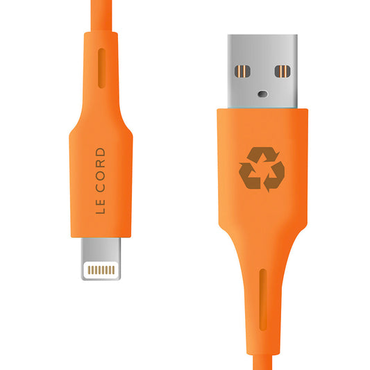 Sunset iPhone Lightning Kabel – 1,2 m ♻️ Hergestellt aus recyceltem Plastik