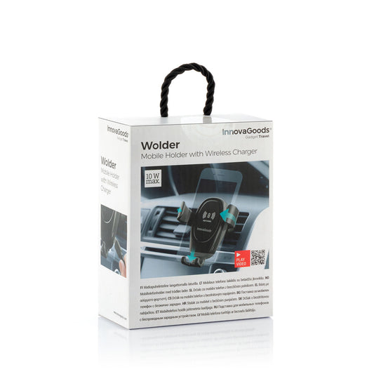 🚗⚡ Handyhalterung mit Wireless Charger fürs Auto – InnovaGoods