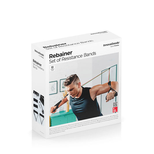 💪🎒  Das komplette Fitness-Studio für zu Hause – Widerstandsbänder-Set mit Zubehör & Trainingsplan
