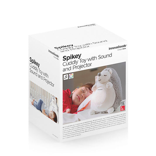 🦔🌙 Spikey™ – Igel-Kuscheltier mit Nachtlicht & White Noise
