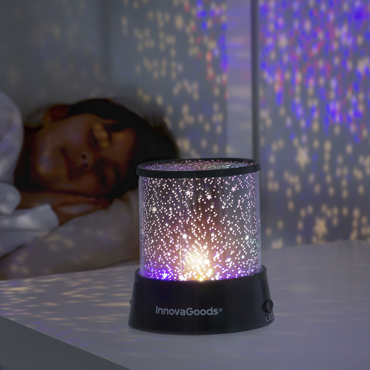🌟🛏️ Star LED Projektor für Kinderzimmer – InnovaGoods
