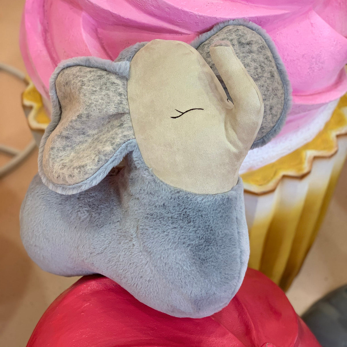 Kuscheltier-Kissen „Elefant“ – 45cm Handmade 🐘💖