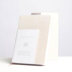 📓 Papillon Leinen-Notizbuch – Nachhaltig, stilvoll & langlebig ✨