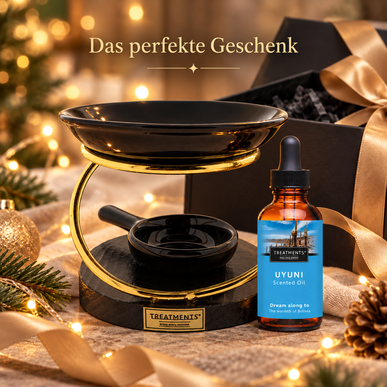 Duftlampe und Duftöl als Geschenk
