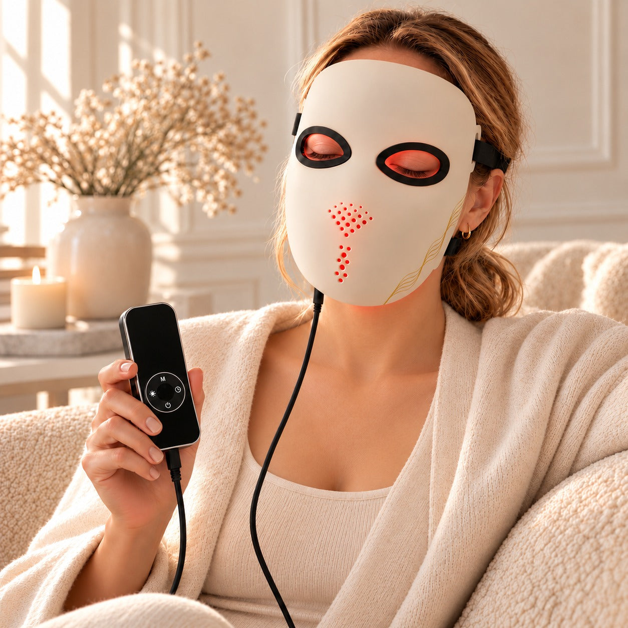 PECTO LED-Gesichtsmaske