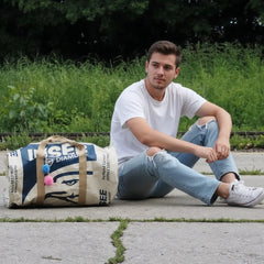 🧳 Bag “SPORTY” XL – Upcycling-Reisetasche (60×30 cm)