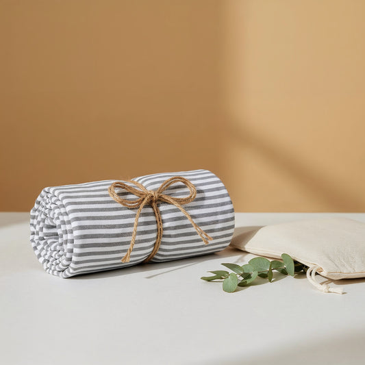 COOL GREY – Sportliches Hamamtuch 🌊🧖‍♂️