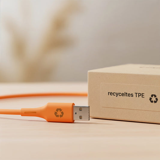 Sunset iPhone Lightning Kabel – 1,2 m ♻️ Hergestellt aus recyceltem Plastik